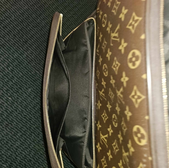 Louis Vuitton LV Monogram Pegase 55 Suitcase Trolley Case Luggage Travel Brown - Picture 5 of 8